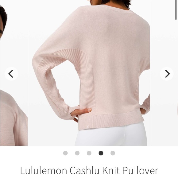 Lululemon Cashlu Knit Pullover Pink Bliss NWT - Picture 8 of 9